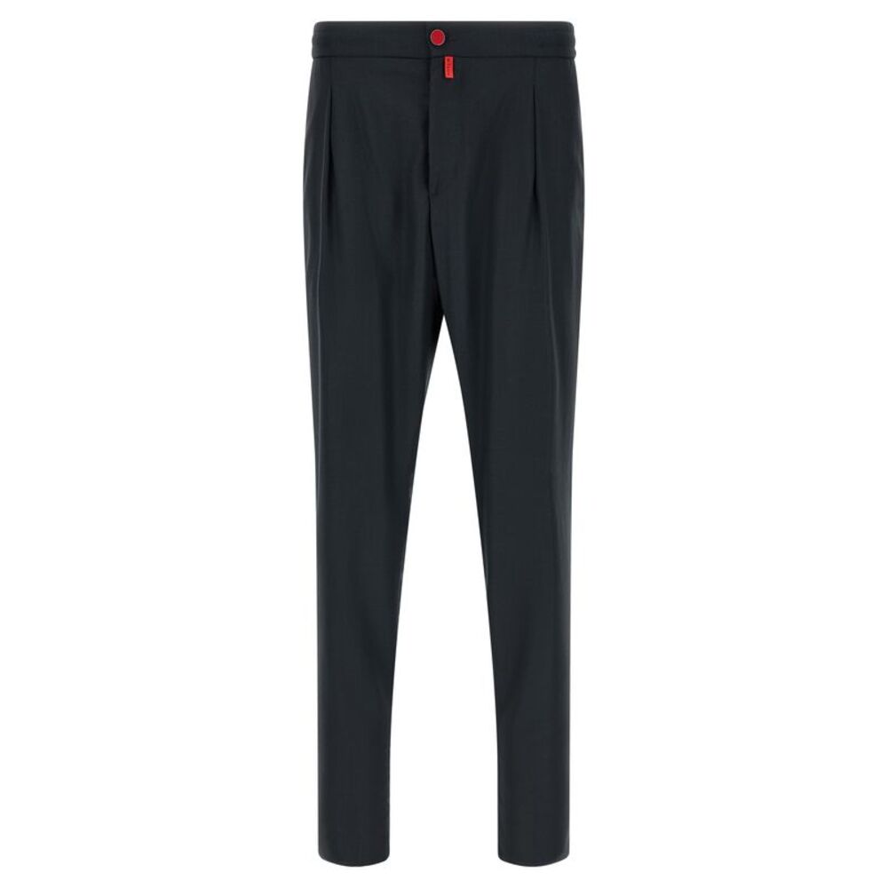 Kiton Men Red Button Pants